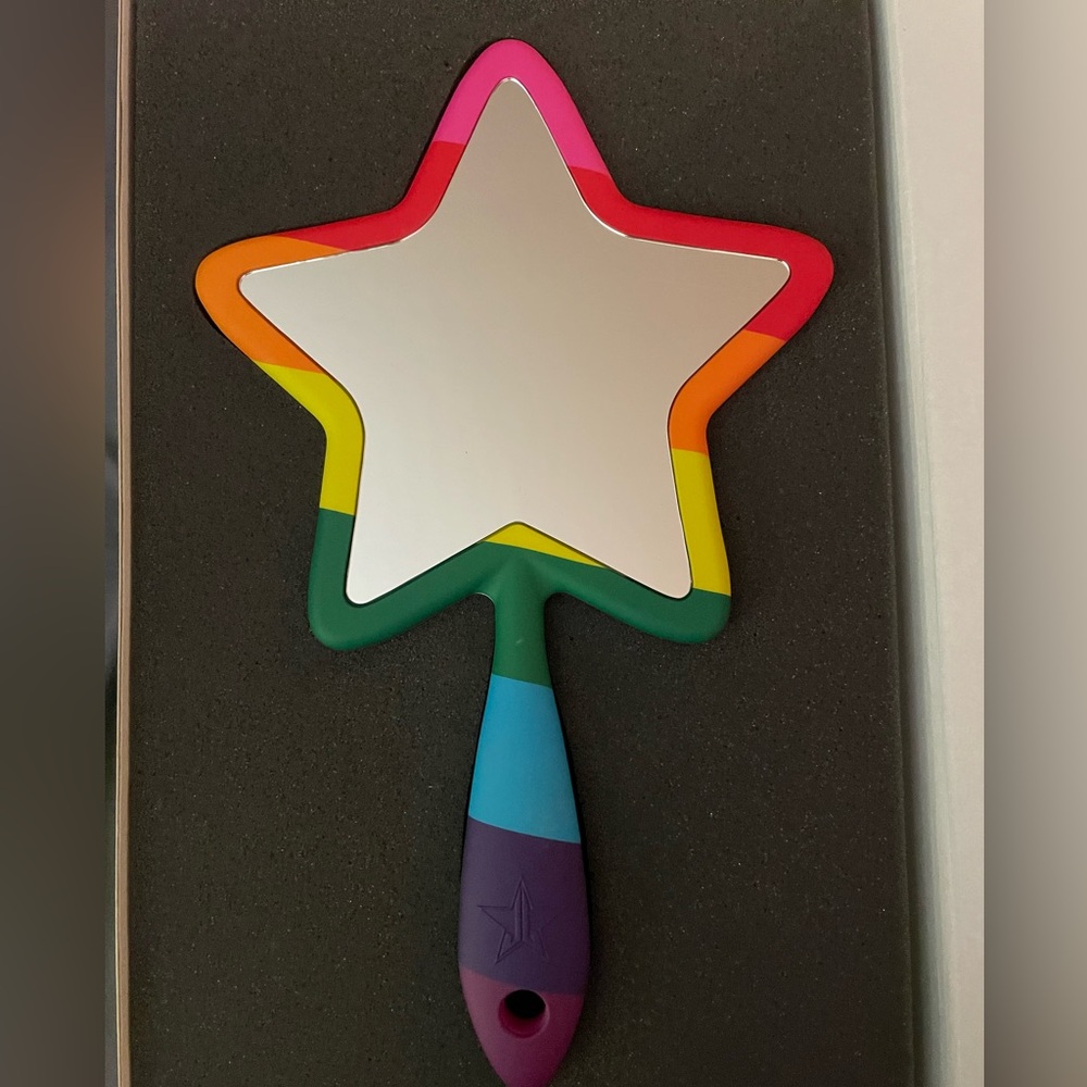 Jeffree Star- Rainbow Star-Shaped Hand Mirror - Picture 3 of 3